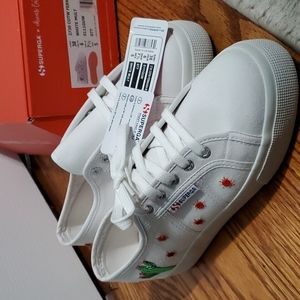 Superga X Chicas Latinas  Cactus Sneakers Women's US Size 7.5W